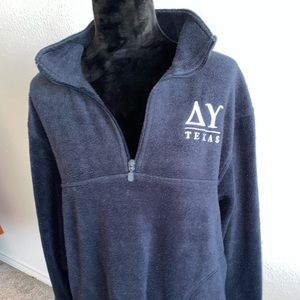 UT TEXAS delta Upsilon 1/4 fleece jacket